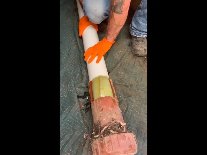 Sewer line repair equipment and damaged pipe access for garden grove in Garden Grove