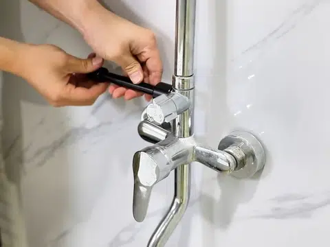 Plumbing hand tool or pipe fitting closeup for index in Stanton