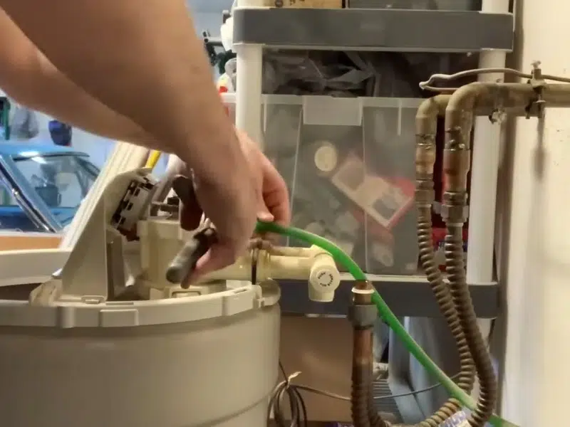 Whole-home water softener equipment with tanks and valves for cypress in Cypress